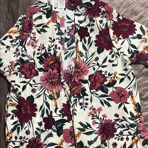 Floral Print Duster